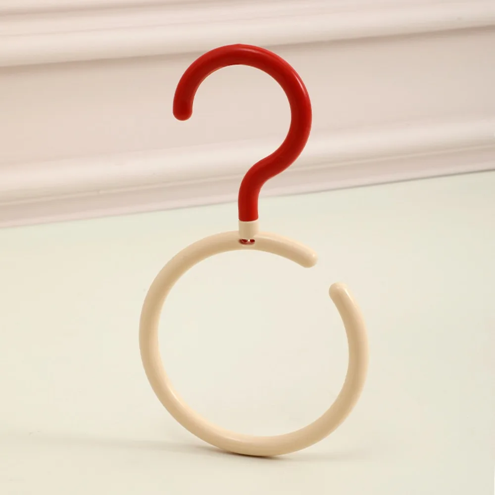 New Dopamine Clothes Hanger Portable Rotatable Bedroom Scarf Racks Multifunctional Round Scarf Tie Display Rack
