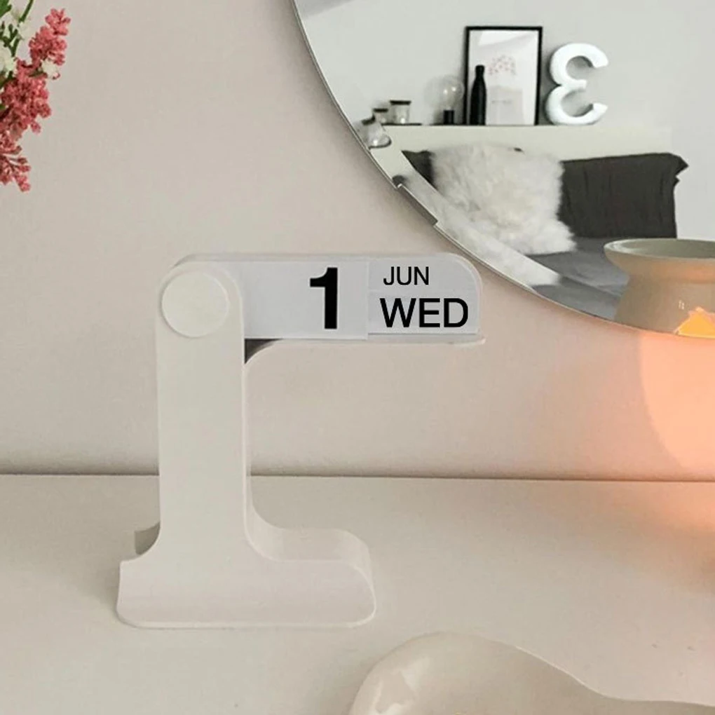 التقويم الإبداعي القابل للطي للتدوير أجندة مكتبية /رزنامة مكتبية الحرف الفنية الحلي إكسسوارات ديكور منزلي لمكتب غرفة المعيشة