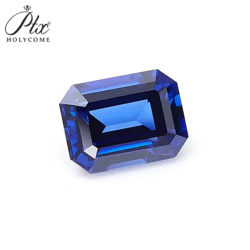 

Brilliant Emerald Hot Sale Natural Lab Grown Sapphire Moissanite VVS1 AGL Certificated Diamond Beads Jewelry Making Charms