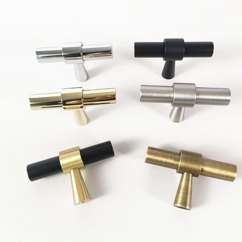 

Gold Black Brass Cabinet Handles Simple Wardrobe Bar Pulls Long Refrigerator Door Handle Furniture Brass Knob Hardware