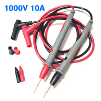 1000V 10A Digital Multimeter Probe Test Leads Universal Needle Tip Multi Meter Tester Lead Probe Wire Pen Cable