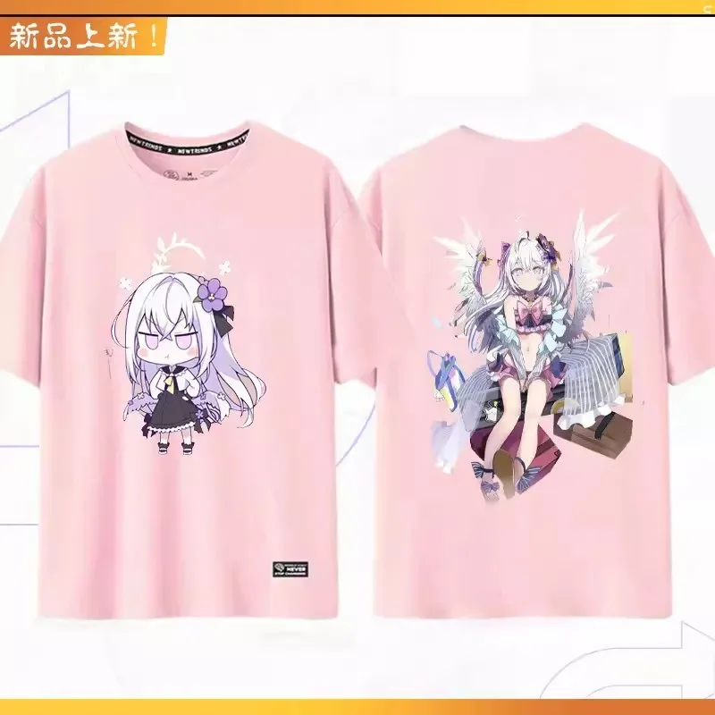 

2025 yiyiBlue Archive Kasumizawa MiyuHoshino Takanashi Hoshino Косплей Футболка с принтом Топ с короткими рукавами Унисекс Подростковая одежда Hal