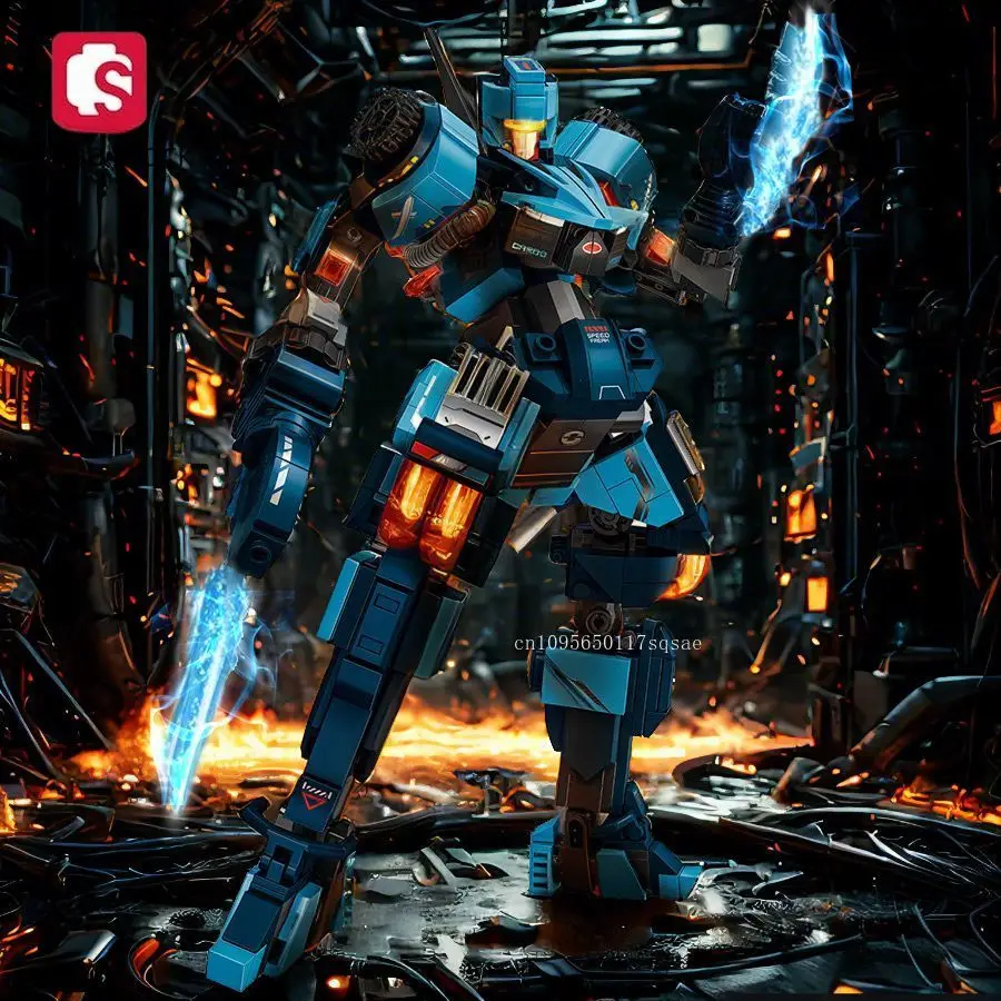 SEMBO BLOCK Meteor Mecha Assembled Building Blocks Toy Collection Movable DIY Assembly Model Building Blocks Boys Birthday Gift