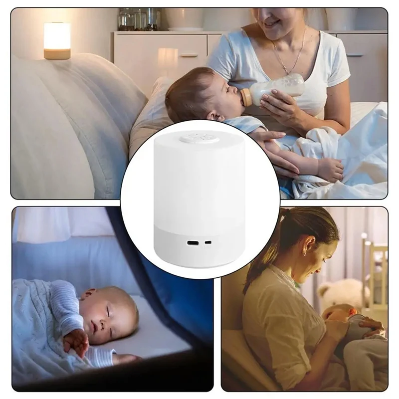 Luci notturne TKOH-LED Ricarica USB dimmerabile Lampade notturne da tavolo Camera da letto Illuminazione da comodino Decorazione Lampade da lettura touch a LED