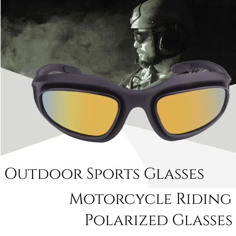 

Moto Goggles Riding Dirt Bike Glasses Polarized Outdoor Sports Sunglasses for Eye Protection Windproof Antifog Cycling Glasses