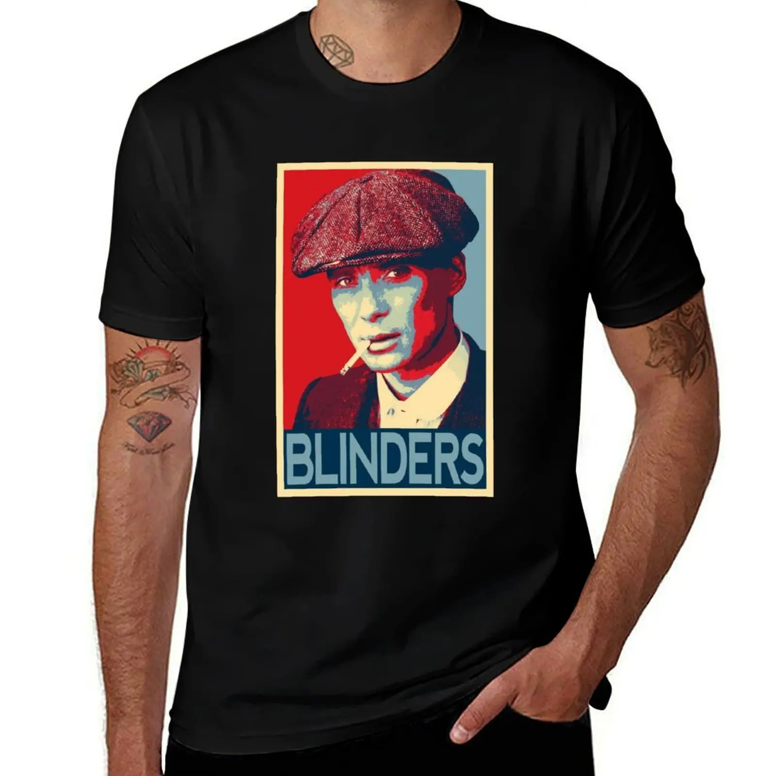 

Tommy Shelby T-Shirt boys whites blue lock sweat animal prinfor boys mens clothing
