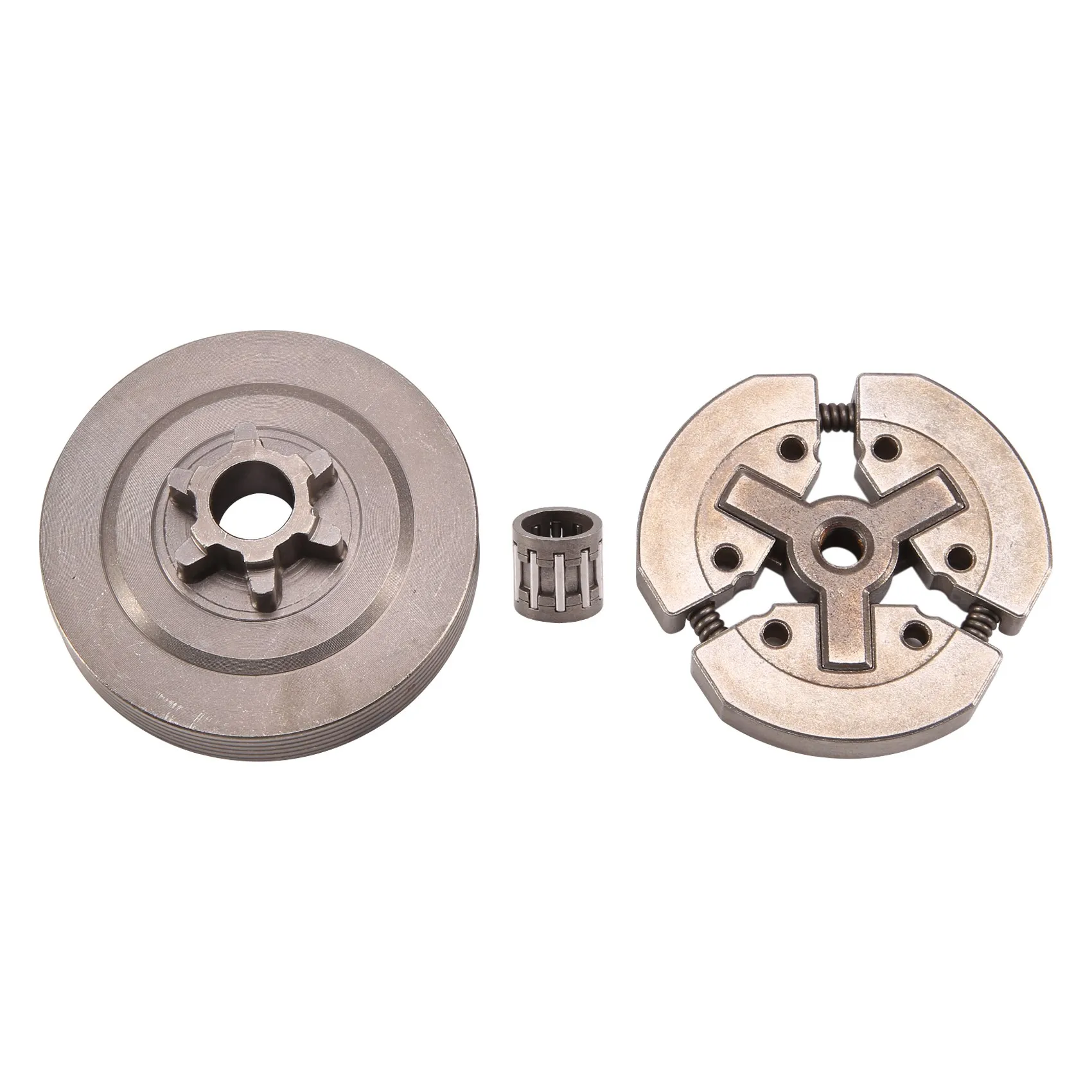 Limited Stock-FF 3/8 Clutch Drum & Clutch & Needle Bearing Fit For Chinese Chainsaw 3800