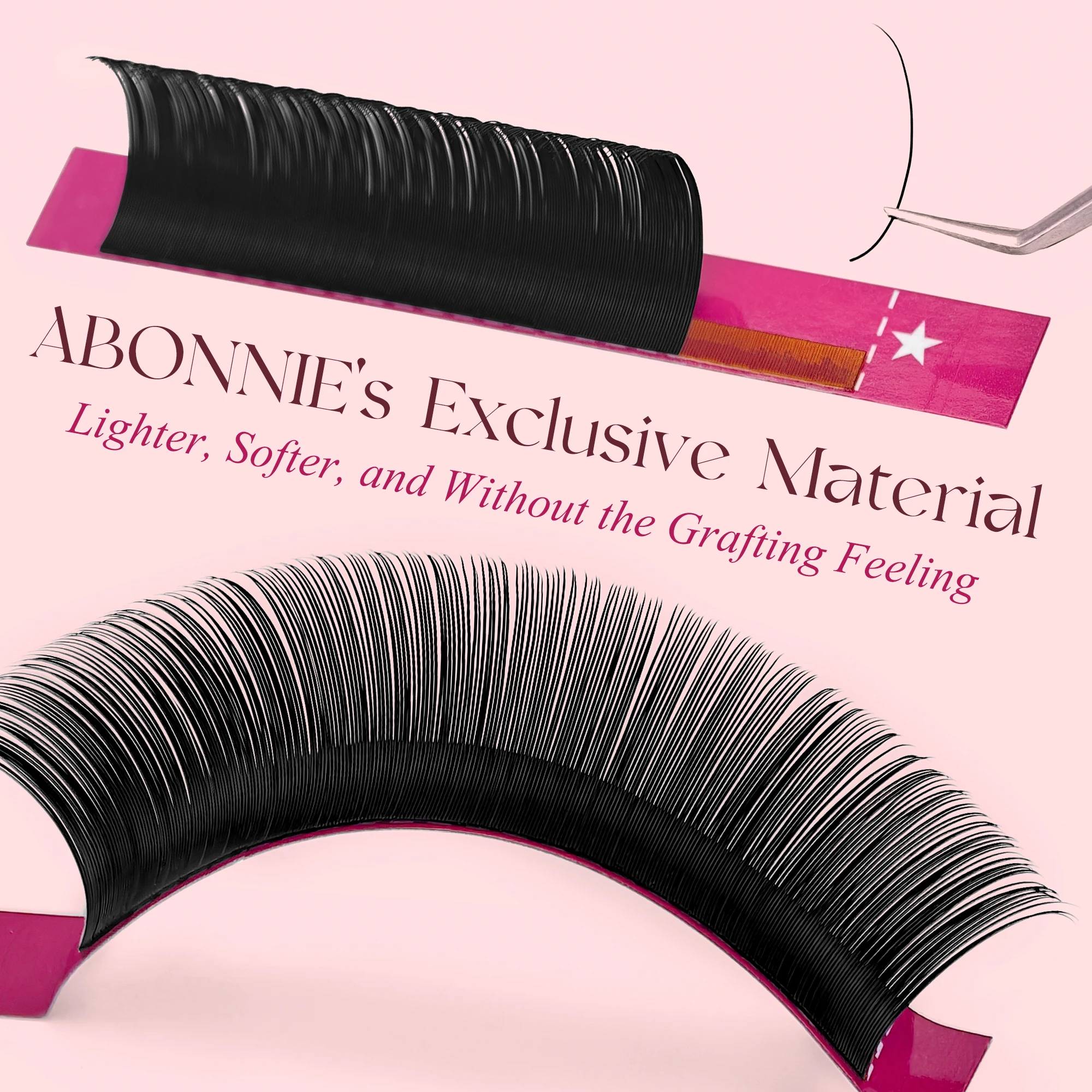 رموش اصطناعية ABONNIE فائقة ال - مراجعة Eyelash Extension Supernatural وسعره