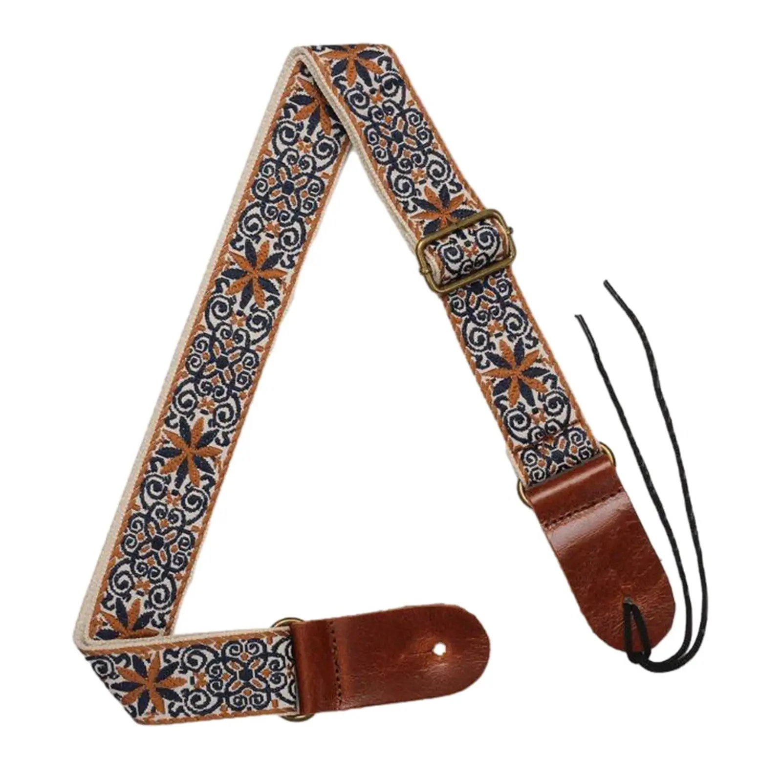 Music Embroidered Ukulele Strap Universal Guitar Back Straps for Concert String Instruments Musical Instrument Accessories