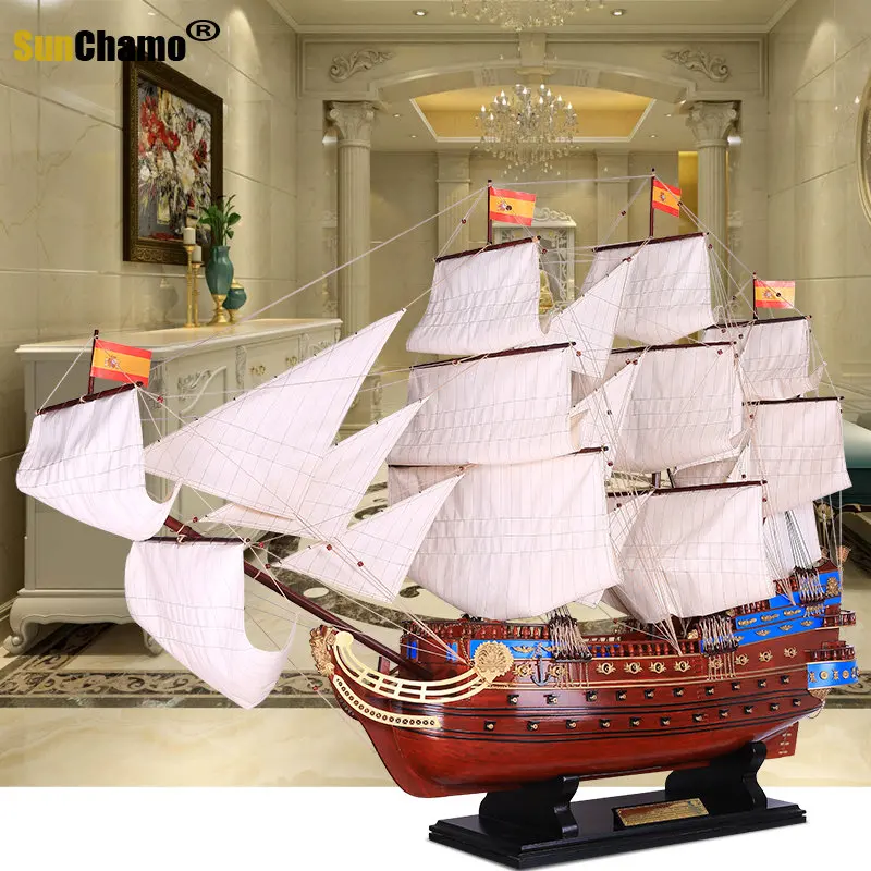 Sunchamo Smooth Sailing Simulation Large Model Office Decoration Housewarming Opening Hotel Lobby Handicraft Modern Home Decor