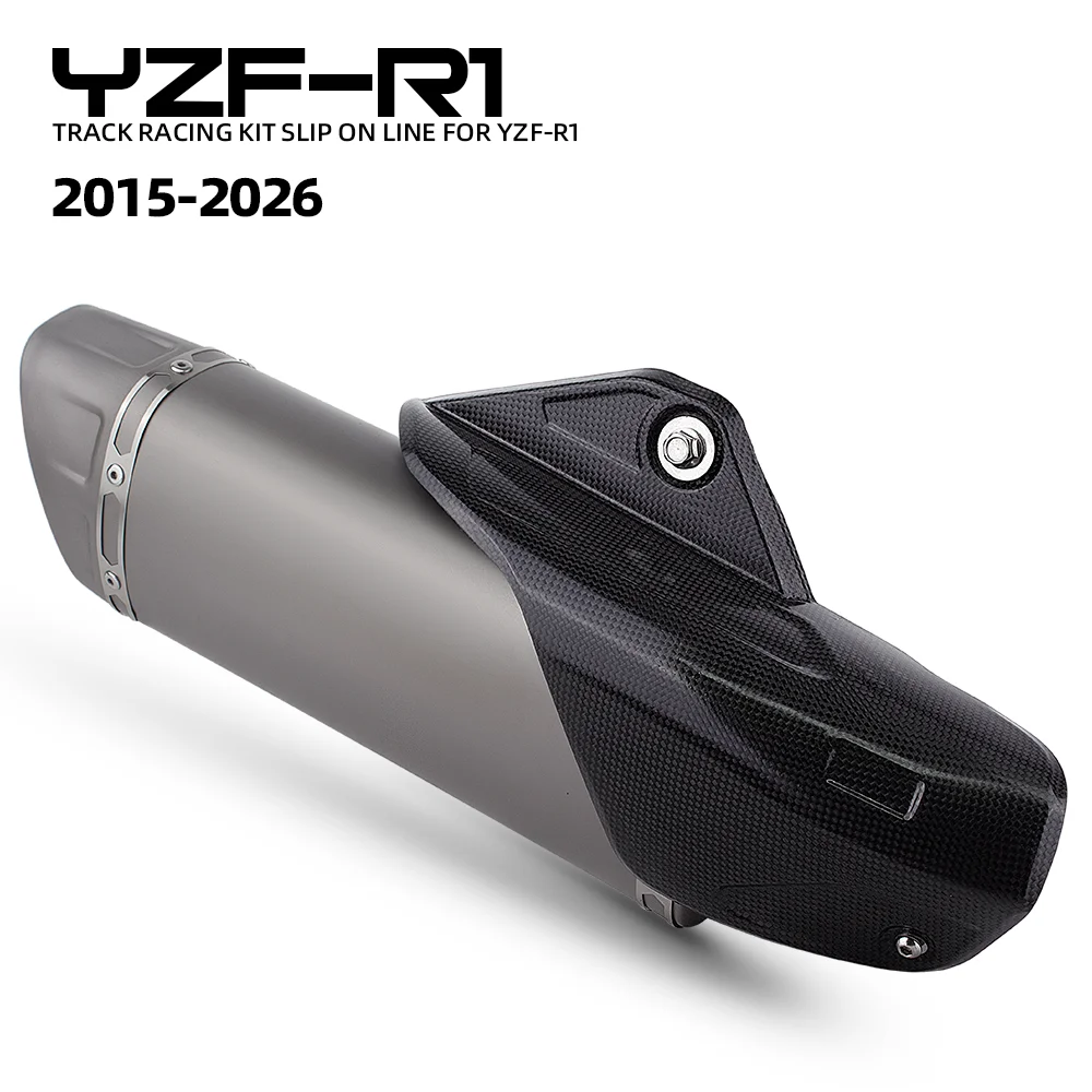 R1M Exhaust Slip on Line Tube For Yamaha YZF-R1 MT10 MT10SP MT-10/SP 2015-2026 Motorcycle Exhausts Super Racing Muffler Kit