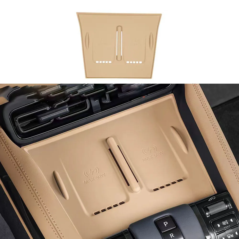 

Fit For BYD Formula Leopard 5 2024 2025 Wireless Charging Silicone Pad Central Control Anti Slip Storage Box Pad Interior