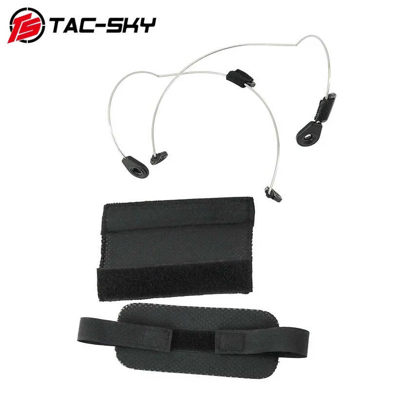TS TAC-SKY Tactical Military Accessory Headset Headband for Walker's Razor Slim Electronic Shooting Earmuffs for Airsoft Hunting