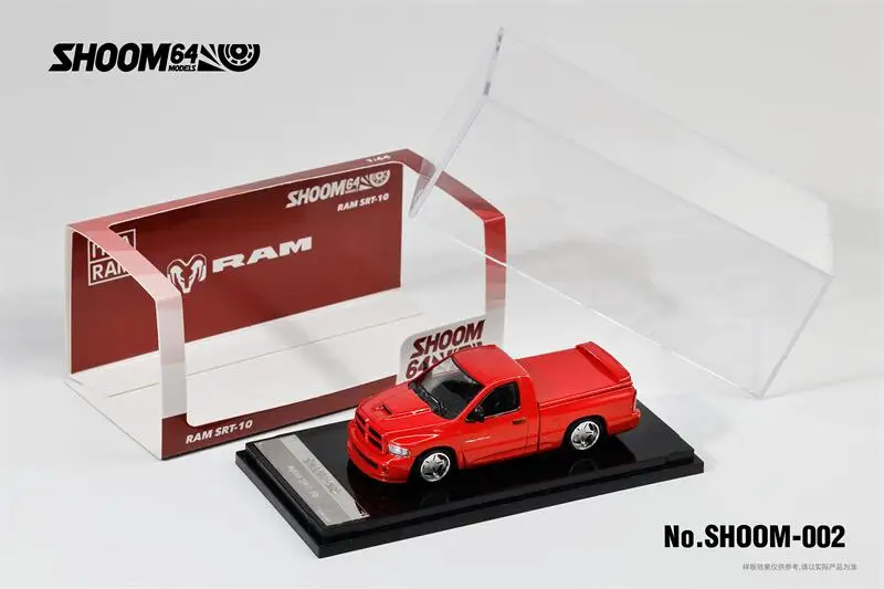 Shoom64 x GCD 1:64 RAM SRT-10 Pick Up Truck Die-Cast Car Model Miniature Gifts