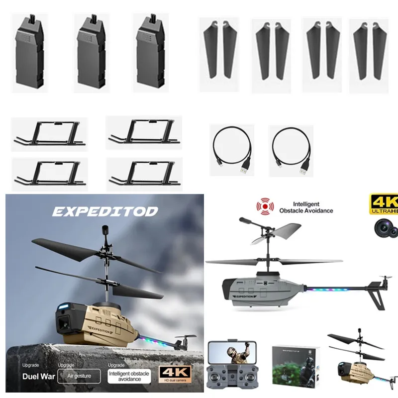 KY202 RC Helicopter Drone Battery KY202 Mini Drone Accessories KY202 RC Dron Battery 3.7V 550mAh Battery Propeller USB Line Toys