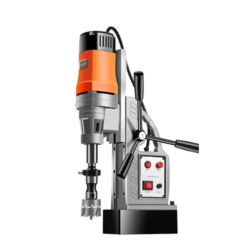 Magnetic Core Drill Machine 16 18 25 35 Annular Cutter Magnetic Drill Press Electric Bench Drilling Rig Machine for Engineering