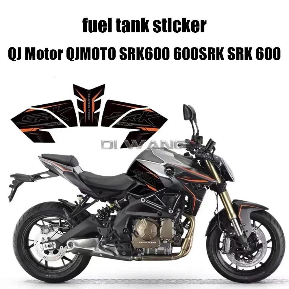 

For QJ Motor QJMOTO SRK600 600SRK SRK 600 Motorcycle Tank Pad Fuel Fueltank Covers Gasoline Protection Stickers