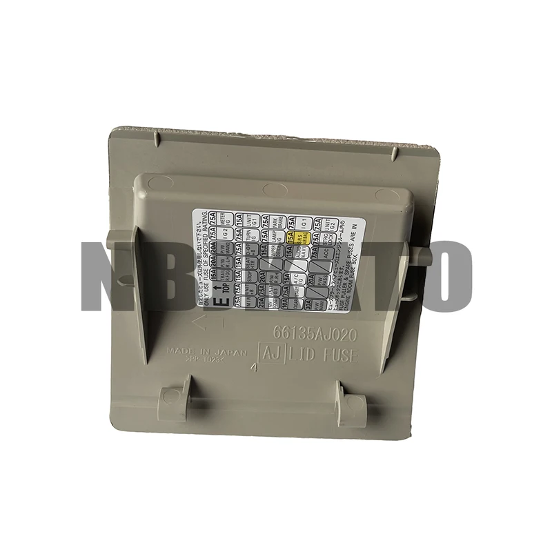 Brand New Genuine 66135AJ000WJ Fuse Box Lid Ivory OEM 66135AJ00AWJ For Subaru Legacy & Outback 10-12