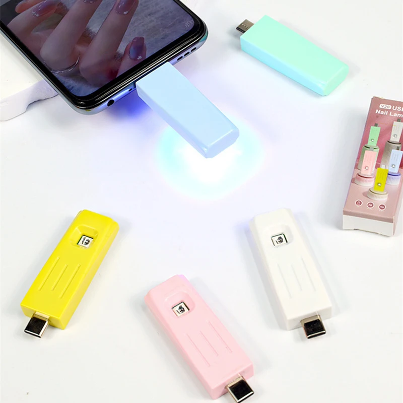 3/1szt Suszarka do paznokci Lampa Mini ręczna latarka do lakieru żelowego Szybkoschnąca suszarka do paznokci USB Maszyna do manicure Narzędzia do majsterkowania