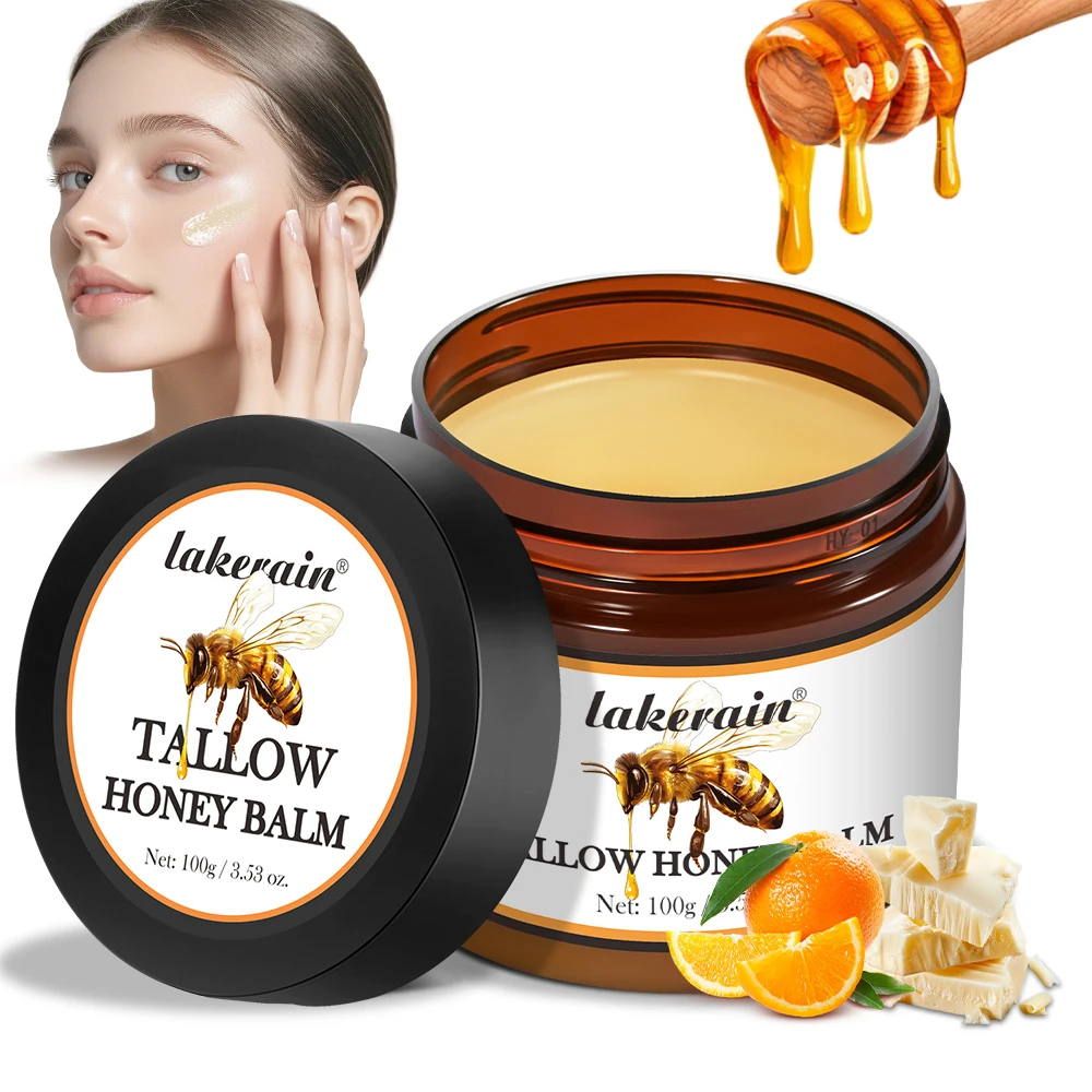 

Beef Tallow Skin Balm With Honey Whipped Texture Nourishes Skin Antioxidant Enhances Elasticity For Dry Skin Face And Body Use