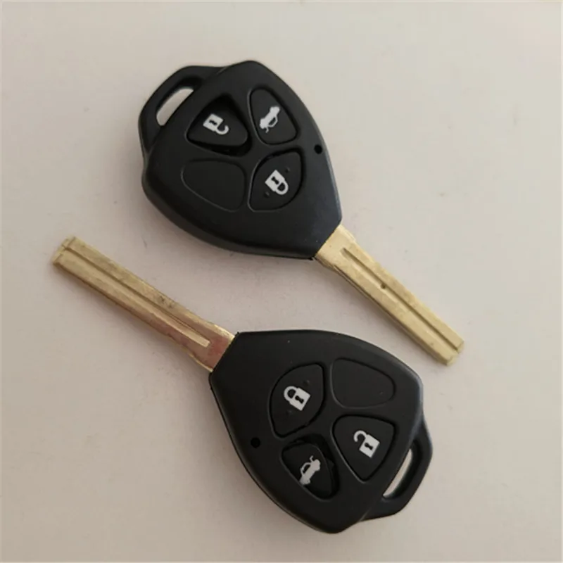5pcs For Toyota Crown RAV4 Yaris Prado Tarago Corolla REIZ Avalon Venza TOY48 Replacement Remote Car Key Shell