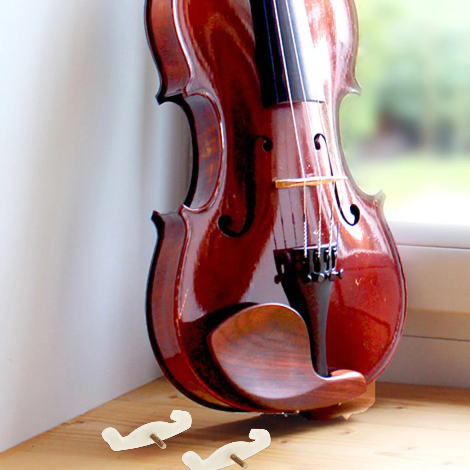 

2Pcs Violin Shoulder Rest Feet Comfortable Support Leg Simple Accessory Instrument Supply Violin Shoulder Rest Leg