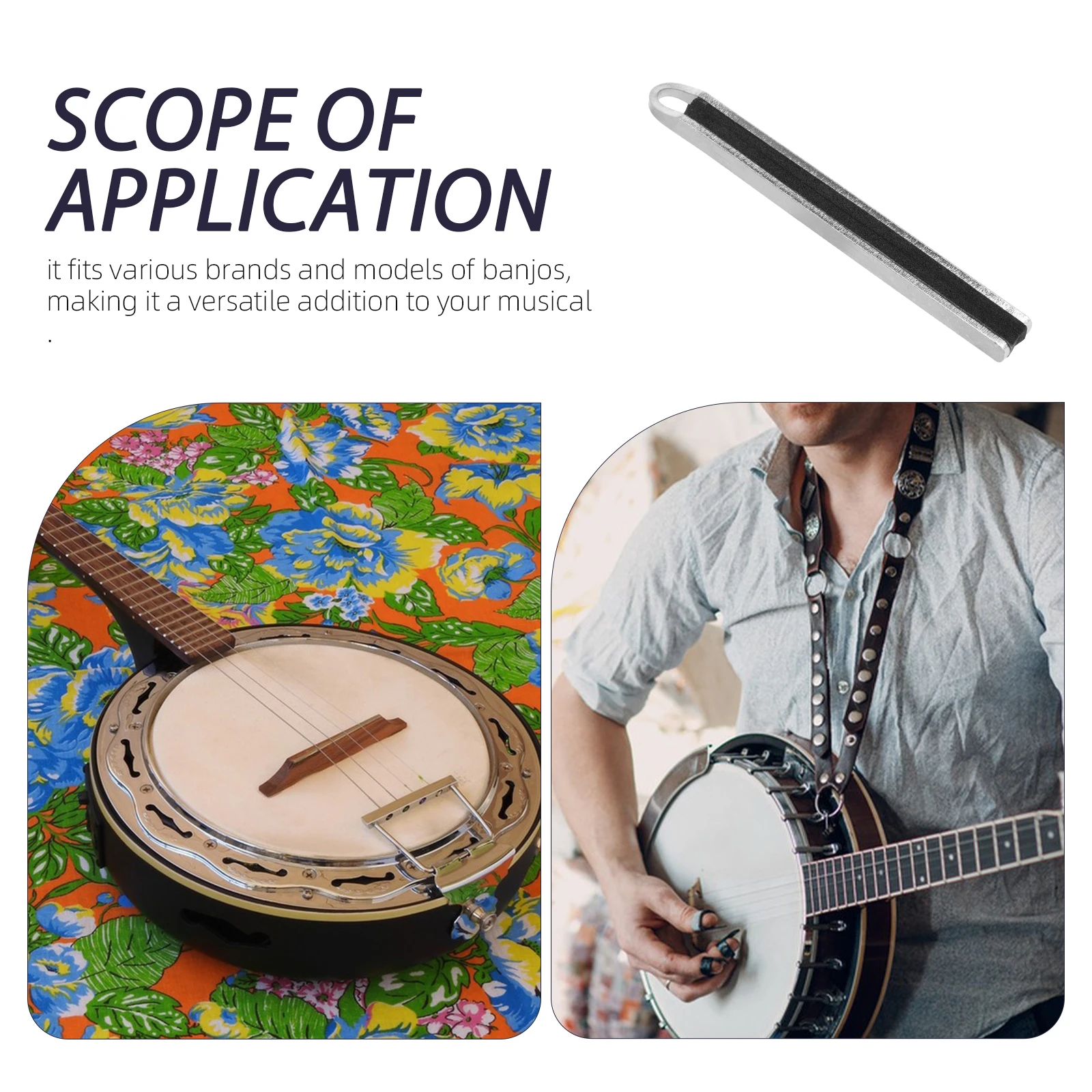 

Banjo String Noise Reducer Effective Sound Dampening Banjo Lightweight String Banjo Easy To Carry Banjo