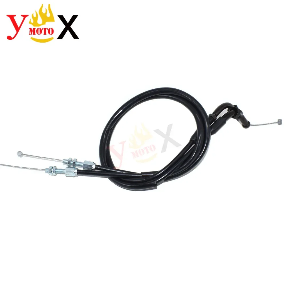 CBR 600 01-07 Motorcycle Accelerator Push/Pull Throttle Cable Wire Line For Honda CBR600 F4i 2001-2007 2002 2003 2004 2005 2006
