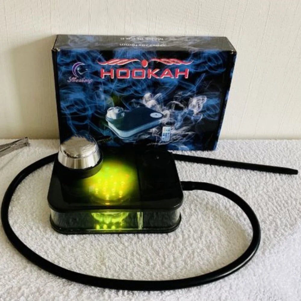 

Portable Hookah Shisha Set with Tobacco Bowl Metal Charcoal Holder курительная трубка Complete Chicha кальян Smoking Accessories