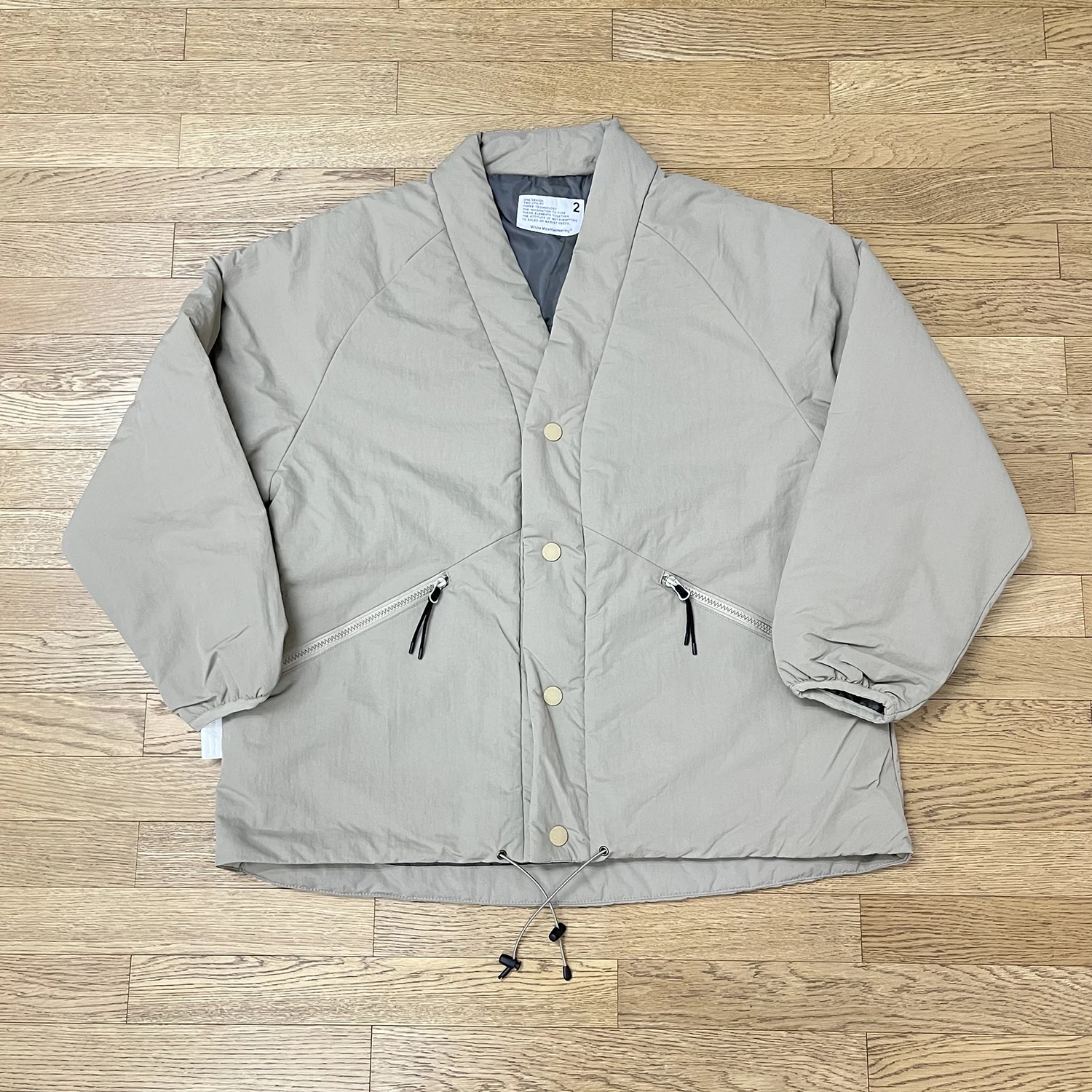 

MADN X WHITE MOUMTAINEERING Limited Edition Cotton Jaet Ten Year Anniversary Men's Robe Sle Outerwear Casual Youth Fas...