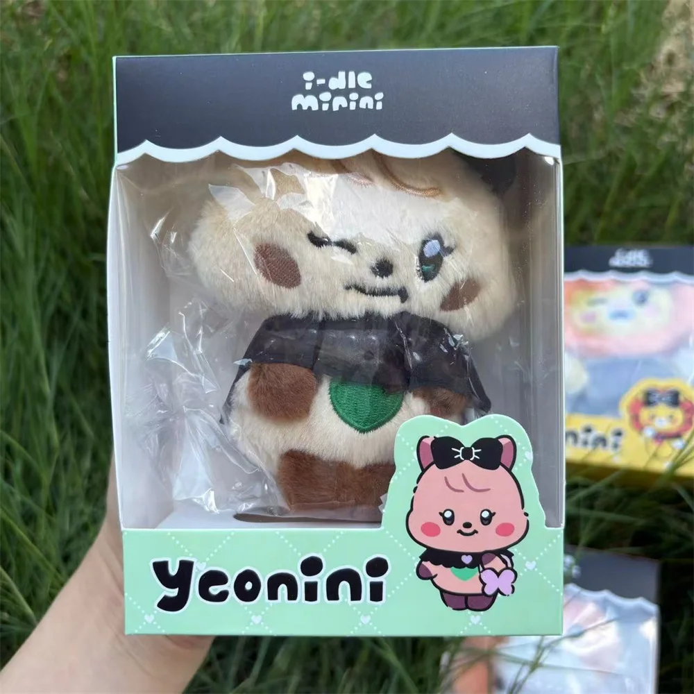 KPOP I-DLE سلسلة مفاتيح قطيفة 15 سنتيمتر GIDLE دمية صغيرة محاصر المنبثقة متجر نفس النمط المفاتيح أغنية Yuqi Ye Shuhua دمى المشجعين جمع #1