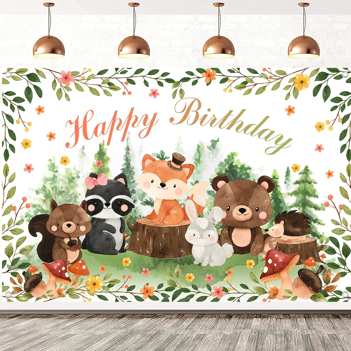 Декорации в виде джунглей и животных, декорации в виде диких джунглей, сафари, дня рождения, Фотофон для первого дня рождения мальчика и девочки