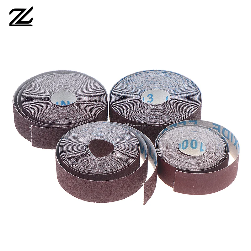 

【New】1inch Emery Cloth Rolls, Continuous Sandpaper Suitable For Wood Sanding, Metal Polishing, Car Detailing