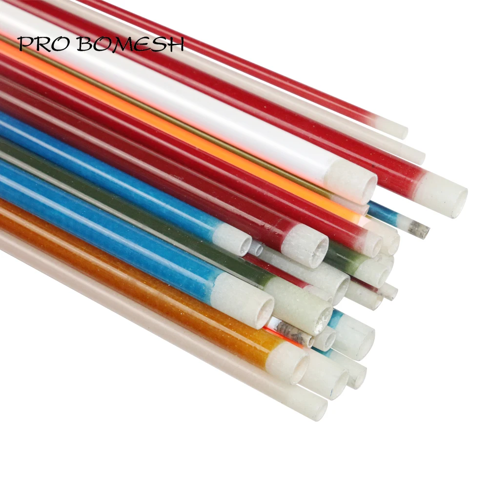 Pro Bomesh 1.43-1.56m 3 Section Hollow Fiber Glass Trout Fishing Rod Blank Travel Fishing Rod Building DIY Component Repair Pole