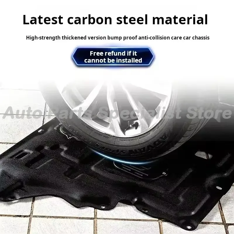 คุณภาพสูงสีดําภายใต้ Engine Guard Splash Shield Mud Fender สําหรับ Audi A3 2015-2020