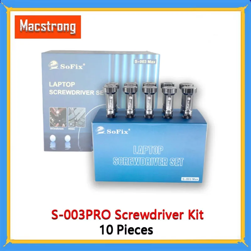 

New S-003PRO Screwdriver Set For Macbook Mac Microsoft tablets All Android Phones Screw Full Range Removal Installation Repair