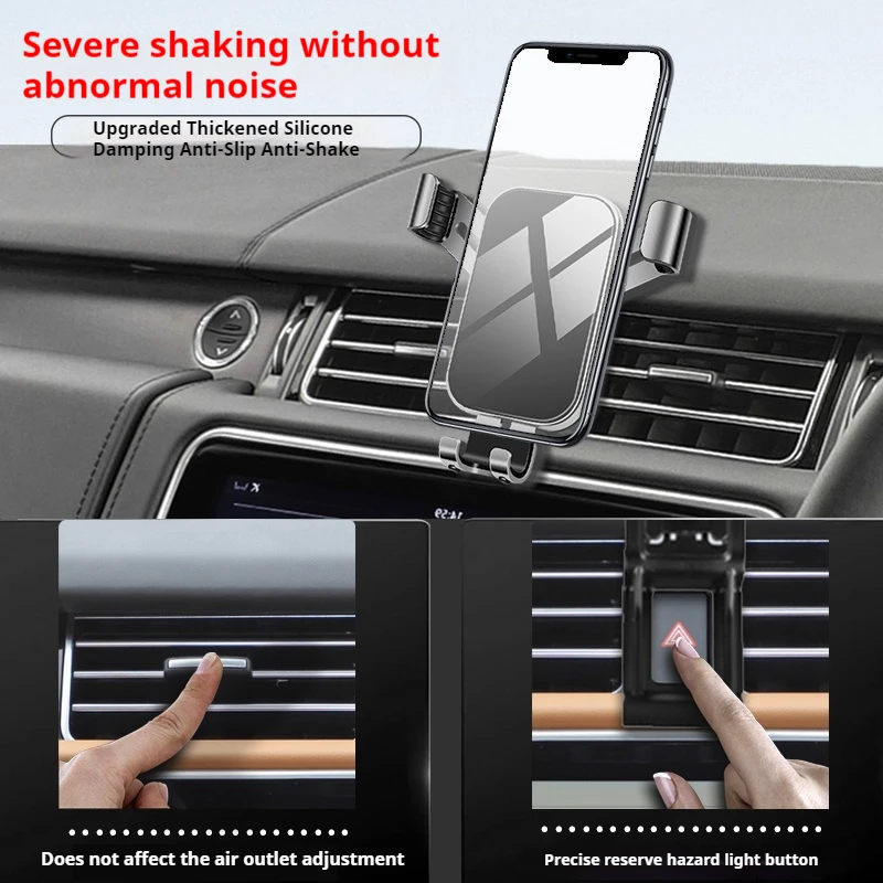 1Lot Plastic Material For 2013-2018 Audi Q3 8UB 8UG Special Car Phone Holder Fixed Bracket Stand Mobile Gravity Linkage