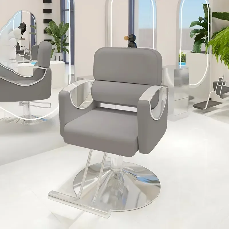 Rest Comfortable Barber Chair Modern Foot Beauty Luxury Professional Trendy Chair Men Sillon De Barberia Salon Equipment