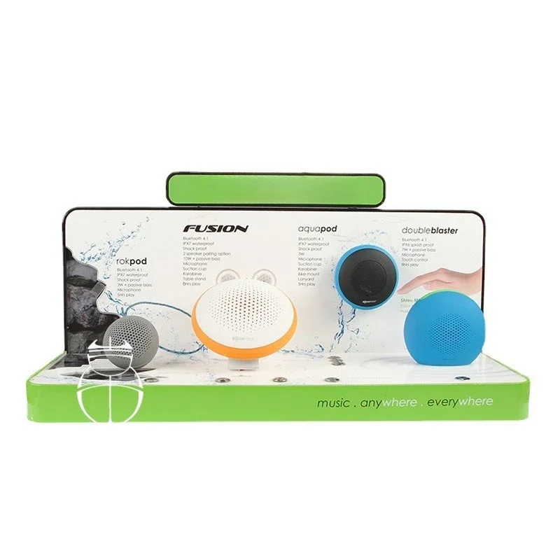 

Acrylic speaker headphone display stand, multi class product combination, LED light emitting display stand, organic