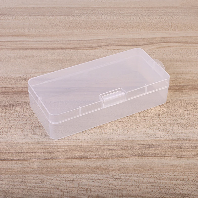 1PC Transparent Box PP Storage Box Mini Plastic Case Container Square Rectangle Packaging Box For Jewellry Beads Small Items