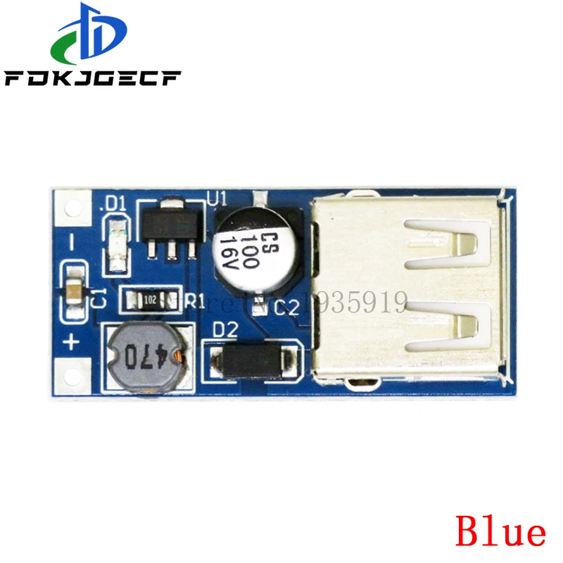 DC-DC 0.9V-5V to 5V 600MA Power Bank Charger Step Up Boost Converter Supply Voltage Module USB Output Charging Circuit Board