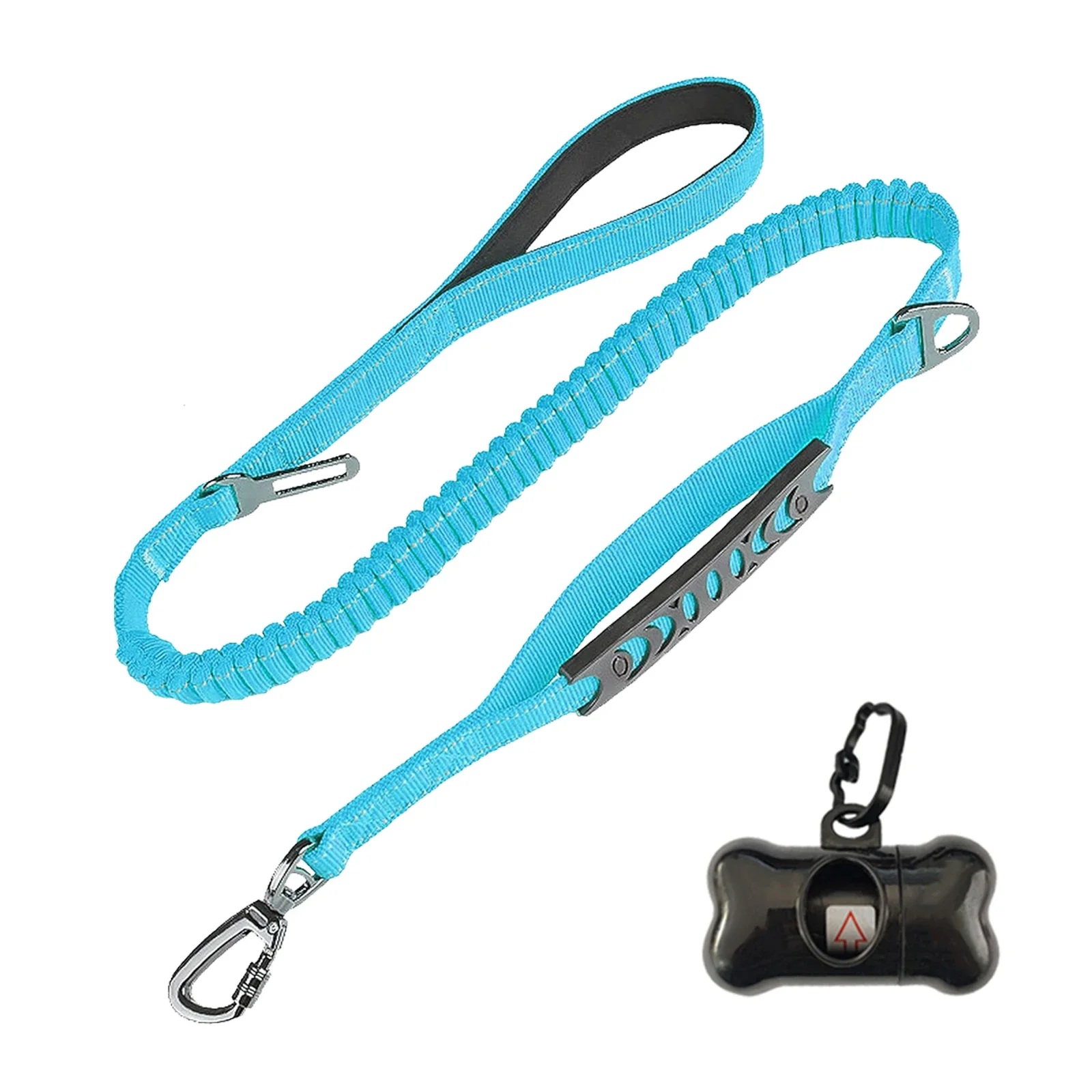 

Heavy Duty Dog Leash, Bungee Dog Leash with 2 Handles, Reflectiveand durable, suitable for medium to large dogs