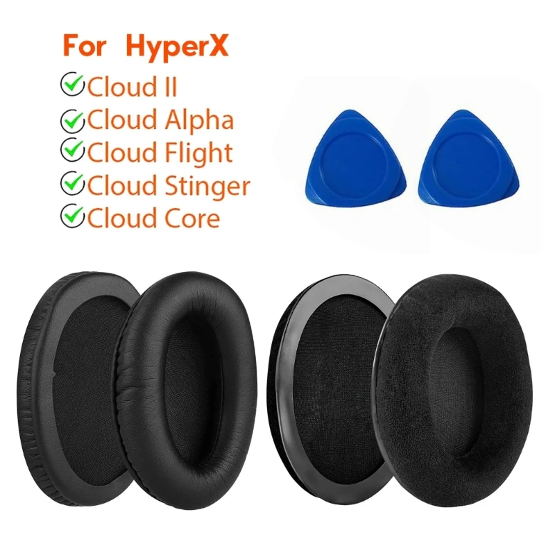 Replacement Ear Pads For HyperX Cloud II Headphones Earpads Earmuff Enhances Better Sound Experiences Earcups