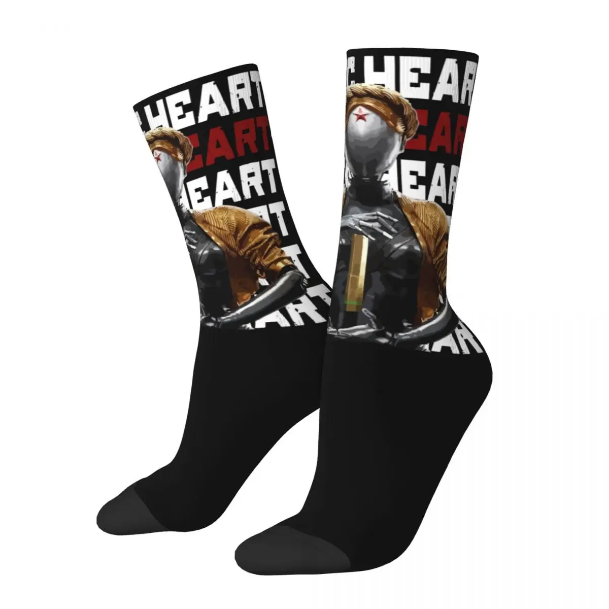 Cozy Unisex Socks Atomic Heart Robot Girl The Twins Accessories Cute 2023 New Game Skateboard Sock All Seasons Best Gift Idea