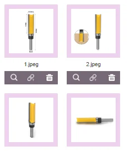 

8 мм шаблон хвостовика, обрезка фрезы, прямая концевая фреза, чистящая фреза из цементированного карбида для фрезерования древесины, деревообрабатывающий инструмент