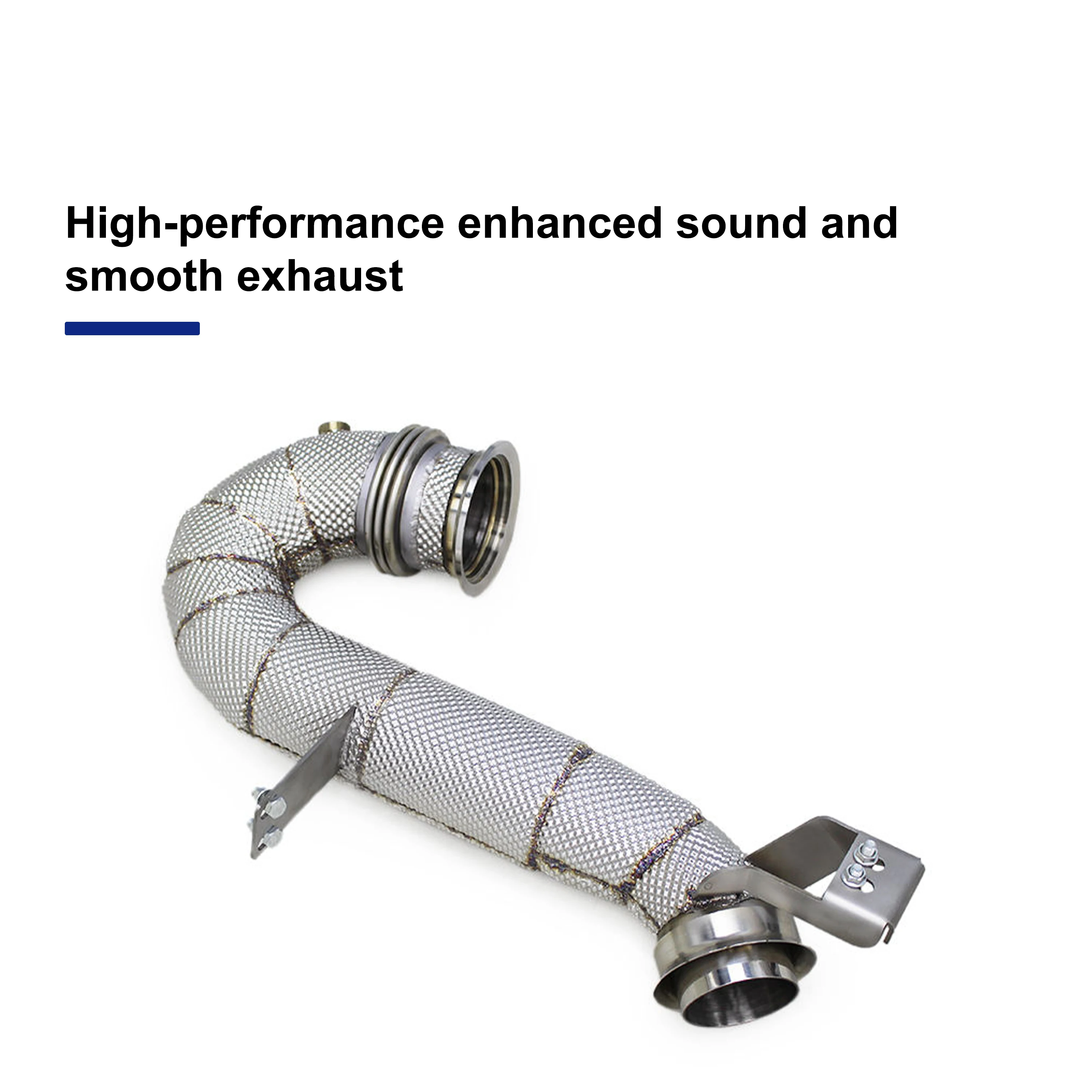 ACE Perfect Fit Downpipe für Mercedes-Benz AMG M256 GT50 GT53 GLE53 GLS53 E53 3.0T Performance-Auspuffkrümmer mit Hitzeschutz – Detail 5