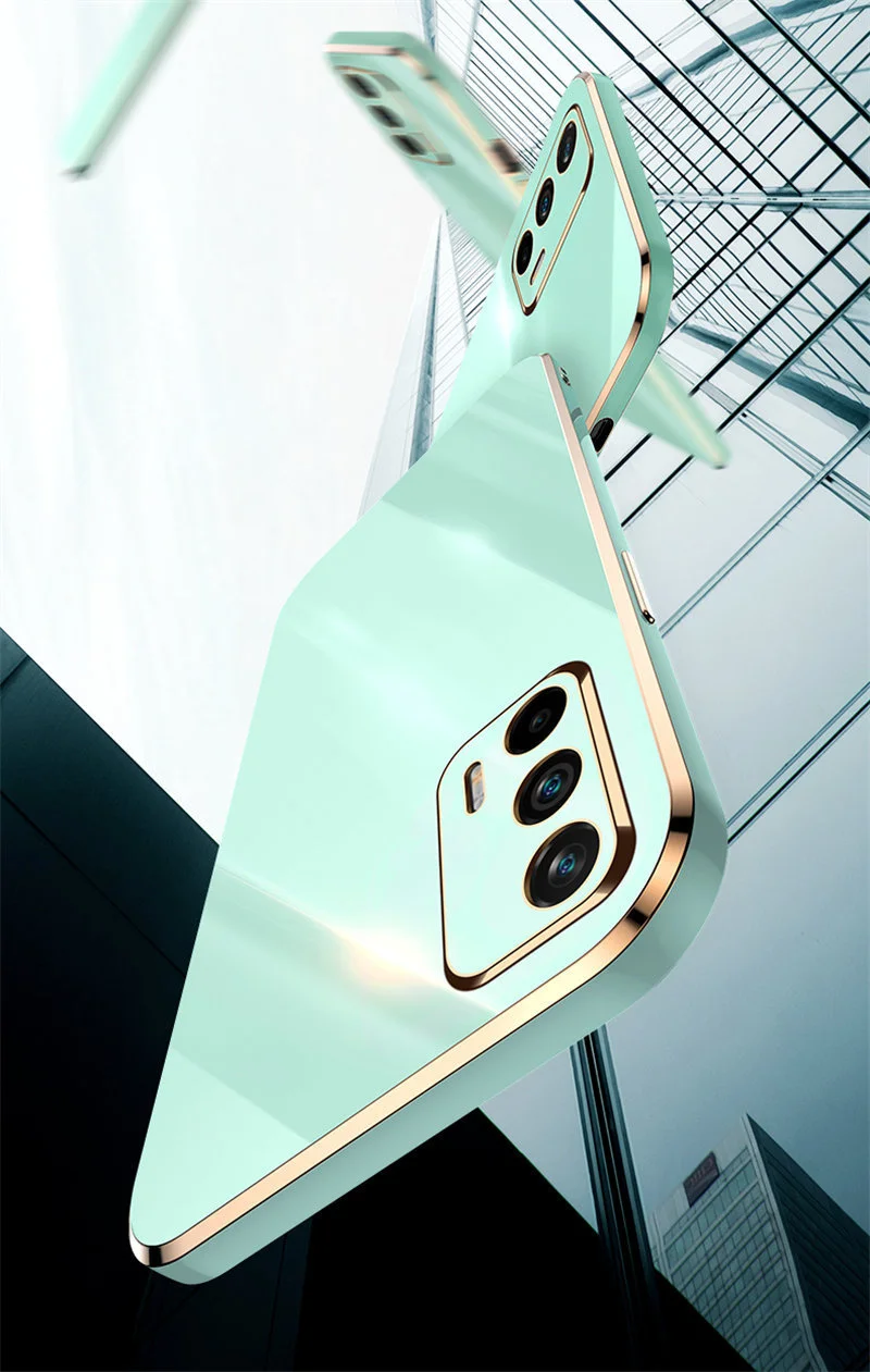 Realme GT RealmeGT 5G RMX2202 حافظة 6D تصفيح لامعة لينة سيليكون بولي يوريثان الغطاء الخلفي جراب هاتف ل Realme GT RealmeGT 5G RMX2202 #3