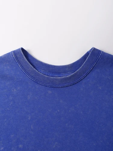 Imagen 2 del producto Camiseta lavada con estampado de Toads Licking para hombre, moda de verano, camisetas holgadas de algodón Unisex de manga corta, ropa holgada que combina con todo