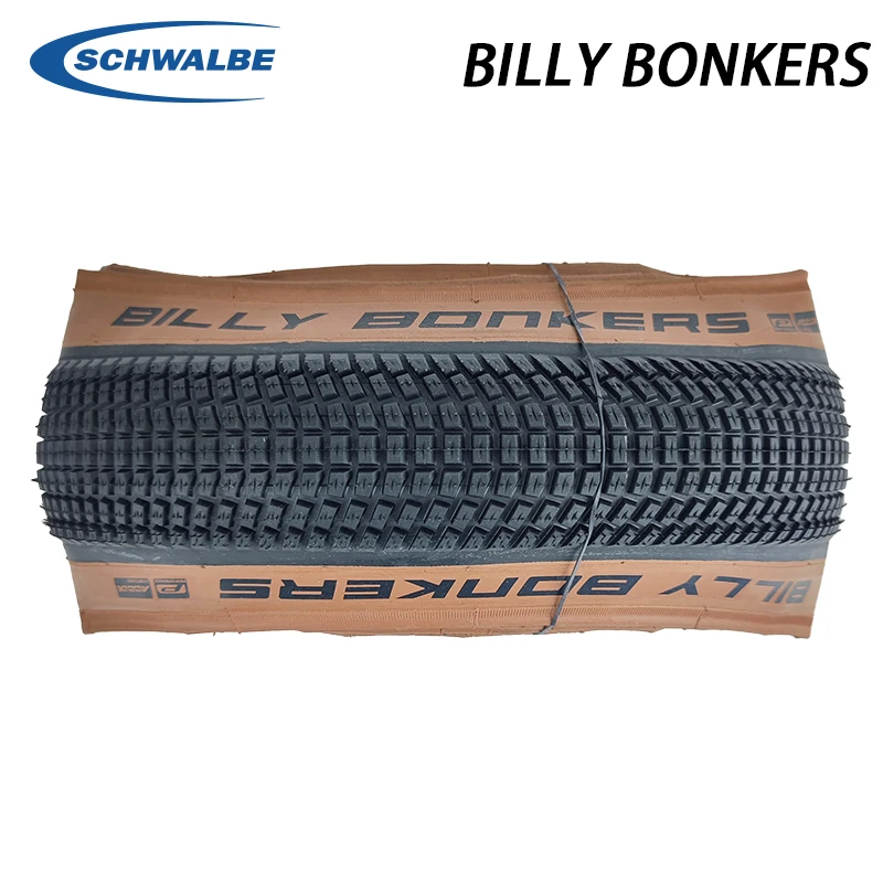 SCHWALBE BILLY BONKERS 50-355 18x2.00 Black Brown Sidewall Folding Tire for Dirt Jump MTB Bike PumpTrack Bicycle Cycling Parts