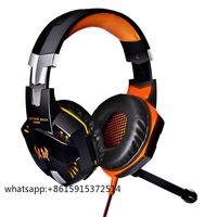 TLCRETE 2021 OEM Factory Kotion Each G2000 Gaming Headset Noise Cancelling LED Colorful PC Computer Game Sport Wired Earphone He